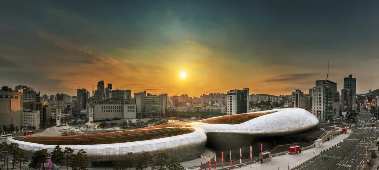 서울 동대문디자인플라자 외관 전경